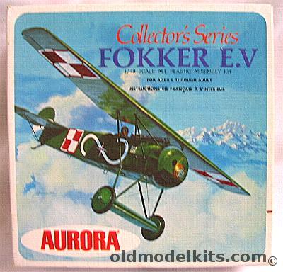 Aurora 1/48 Fokker E-V Collectors Series - (D-VIII / E.V), 1135-200 plastic model kit